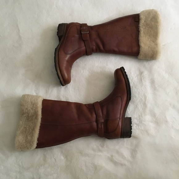 ugg leather shearling boots